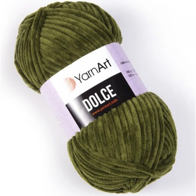 YarnArt Dolce 772 olivová zelená