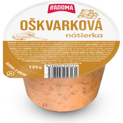 PRETO Radoma Nátierka oškvarková 135 g
