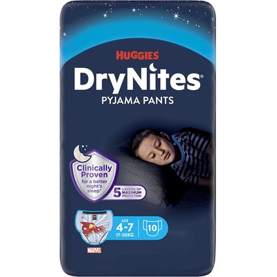DryNites natah.kalhotky chlap.4-7let/17-30 kg/10 ks