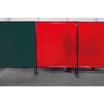 Schweißkraft TransEco Ochranná zástěna 2050 V červená 2050 × 1870 mm