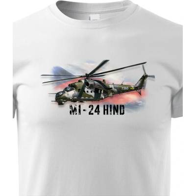 Dětské tričko Mi-24 HIND BíláCanvas Dětské tričko Bezvatriko.cz 3379
