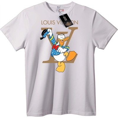 NOONEBRAND Тениска Louis Vuitton x Доналд Дък - 5XL, Black