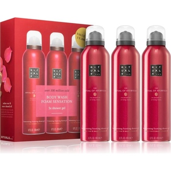 Rituals The Ritual Of Ayurveda sprchová pěna 3 x 200 ml dárková sada