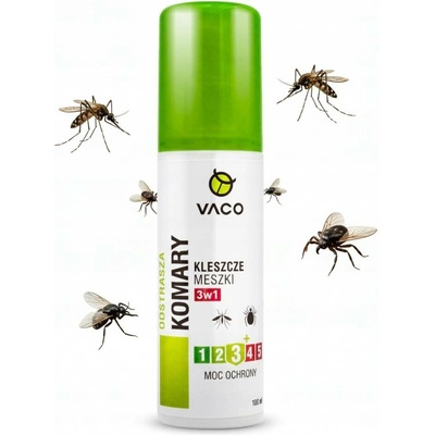 Vaco Deet 15 spray proti komárům klíšťatům a muškám 100 ml