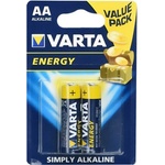 VARTA energy дълготрайна батерия 6lr61, алкална, 2 бр. /опаковка (bava 4106 2pack)