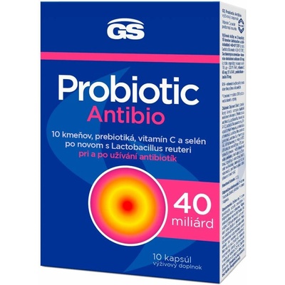 GS Probiotic Antibio 10 kapslí