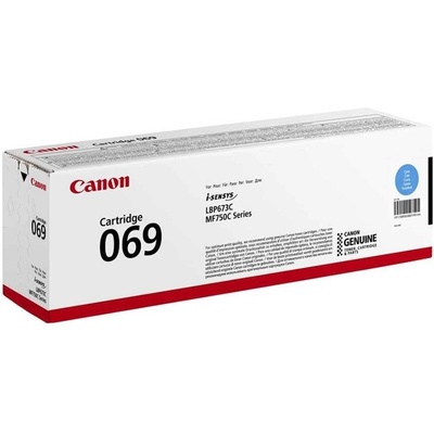Canon Оригинална тонер касета Canon CRG-069 MF75x/LBP673, 1900 страници/5%, Cyan (3020100954)