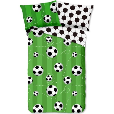 Good Morning Obliečky Good Morning 100% bavlna Soccer 140x200 70x90