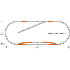 Roco Комплект релси B1 - Roco (61151)
