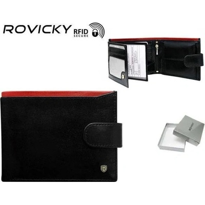 Rovicky kožená peňaženka čierna