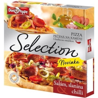 Don Peppe Selection Pizza Salám & Slanina & Chilli 440 g – Zboží Dáma