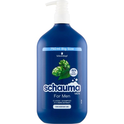 Schauma Men šampón na vlasy pre mužov na každodenné použitie 750 ml