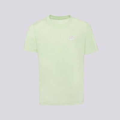 Nike Тениска K Nsw Tee Emb Futura Lbr Unisex детски Дрехи Тениски FZ5177-303 Неоново Жълто 128-137 (FZ5177-303)