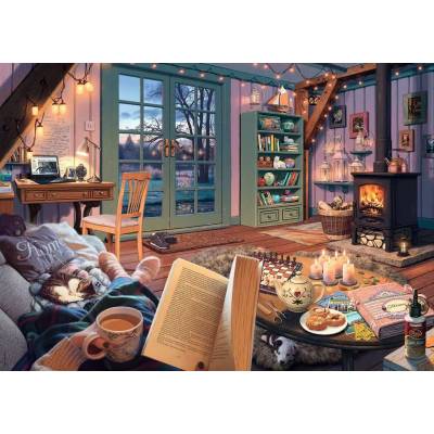 Ravensburger - Puzzle Steve Read: My Haven 6: The Cosy Shed - 1 000 piese