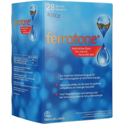 Ferrotone Originál 100% prírodný zdroj železa 28 sáčkov