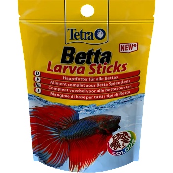 Image 1 of TETRA Betta LarvaSticks - балансирана храна за Бети и други лабиринтови риби - 5 гр