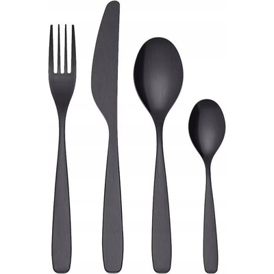 Ikea TILLAGD SADA PŘÍBORŮ ČERNÁ 24 ks