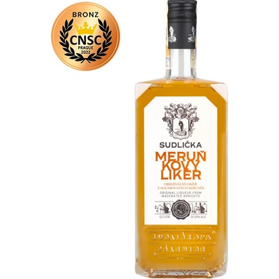 Sudlička Staročeská Meruňka 37,5% 0,7 l (holá láhev)