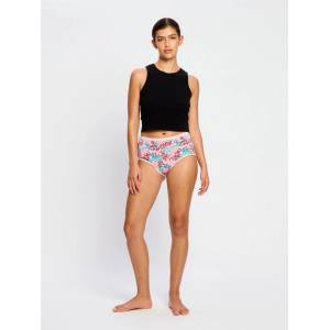 Modibodi Менструални слип Modibodi Classic Full Brief Moderate Ivy Garden Modibodi | Cherven Rozov Mnogotsveten | ЖЕНИ | XS