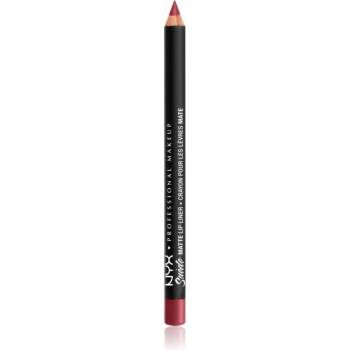 NYX Professional Makeup Suede Matte Lip Liner матиран молив за устни цвят Cherry Skies 1 гр