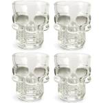 Kikkerland Чаши за шот Skull Shot Glasses, 4 броя