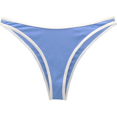 Pull&Bear Долнище на бански тип бикини синьо, размер L