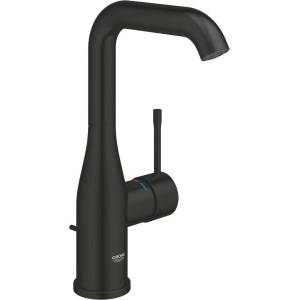 GROHE Essence New - Смесител за умивалник със сифон, матово черно 326282431 (326282431)