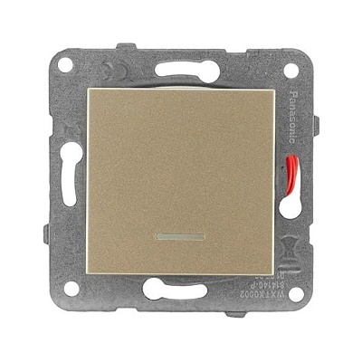 Panasonic КАРЕ ПЛЮС ЕДИНИЧЕН КЛЮЧ СВЕТЕЩ МЕХ. БРОНЗ (wktt00022br-eu2)