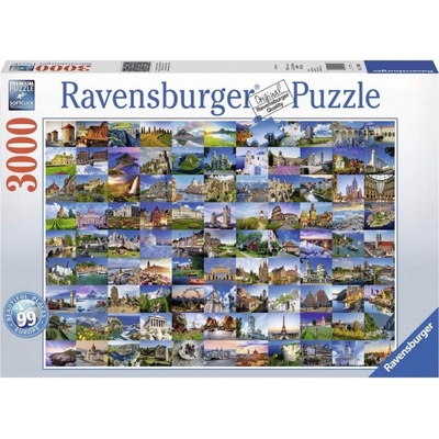 Ravensburger 170807 99 krásná místa 3000 dielov