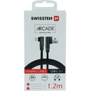 Swissten 71528000 USB USB-C, 1,2m, černý