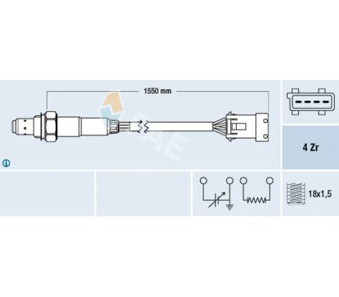 FAE Lambda sonda 77167