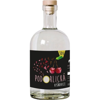 Podorlická višňovice 0,5l 50% (holá láhev)