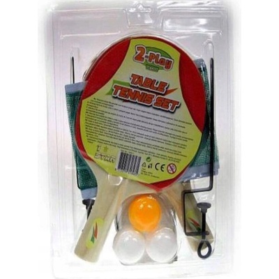 Stolní tenis ping pong set dvě pálky 25cm se síťkou a doplňky – Zboží Dáma