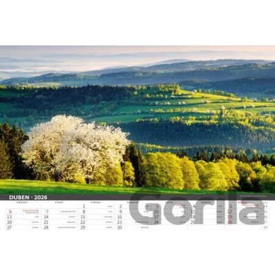 Šumava nástěnný Helma 2026
