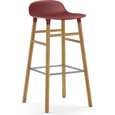 Normann Copenhagen Form 75 cm red/oak