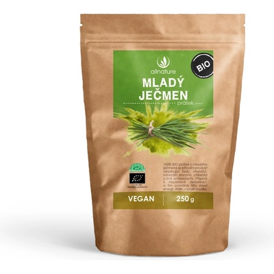 Allnature Bio Mladý ječmen prášek 250 g – Hledejceny.cz