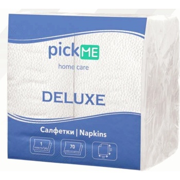 PickME Pick Me салфетки 70бр двойно сгънати 33x33 бяло (2/46560)