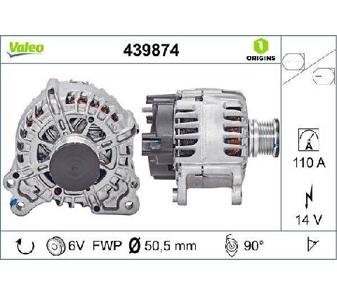 Alternátor VALEO 439874
