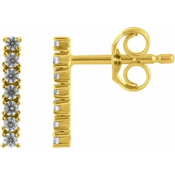 Eppi Zlaté náušnice s lab-grown diamantmi Laurene E49219