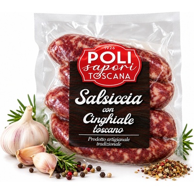 Poli sapori toscana kančí klobásky 170 g