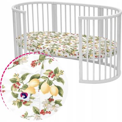 Szwalnia Snów Prostěradlo pro STOKKE SLEEPI V3 Oválné BAVLNA 137x70