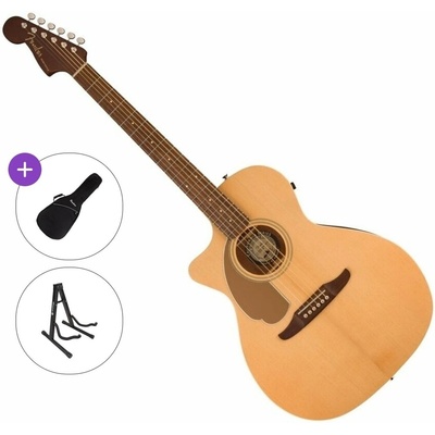 Fender Newporter Player LH Standard SET Natural Електро-акустична китара Джъмбо