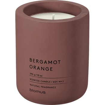 Blomus (Германия) Ароматна свещ BLOMUS FRAGA с аромат Bergamot Orange - Ø9 х 11 см - цвят кафяв (BLOMUS 69052)