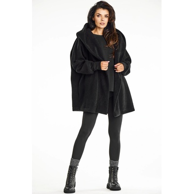 Awama Woman's coat A546 čierná