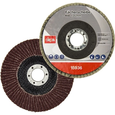 DEMA Lamelový vejárový brúsny kotúč 125 mm K60