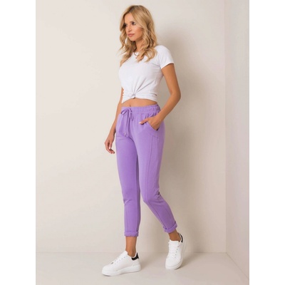 Basic feel good dámske tepláky RV-DR-3589 fialové