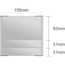 Triline Dc125/BL Design Classic nástenná tabuľa 155 x 155 mm