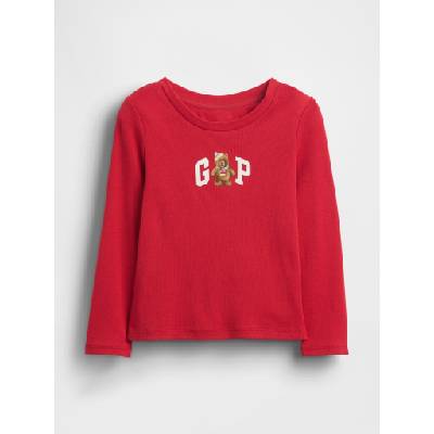 Бебешка тениска Бранан Мечка GAP GAP | Cherven | Момчешки | 12-18 месеца