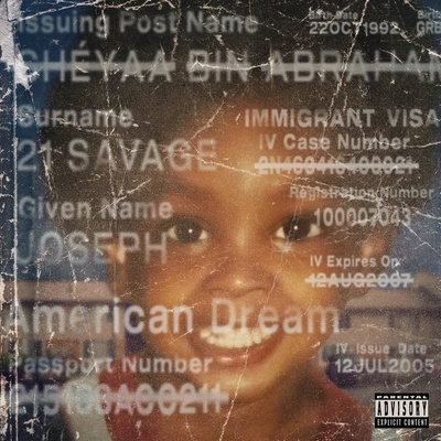 21 Savage: American Dream - Coloured Transparent Red Vinyl: LP