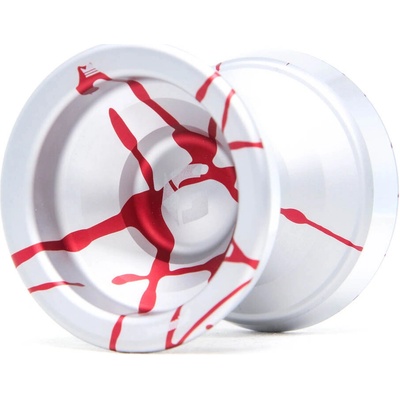 YoyoChampion Super G Yoyo Stříbrná Červená Splash